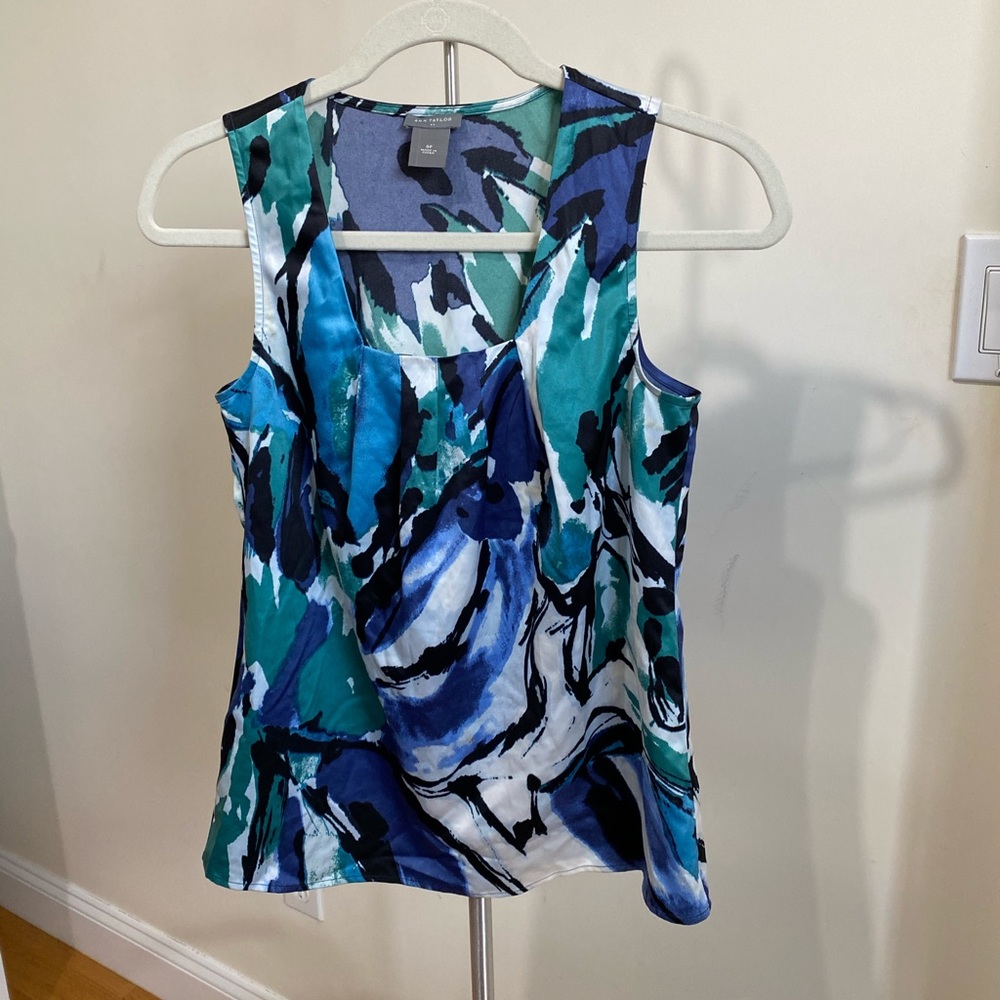 Ann Taylor silk(y) smooth blouse / top